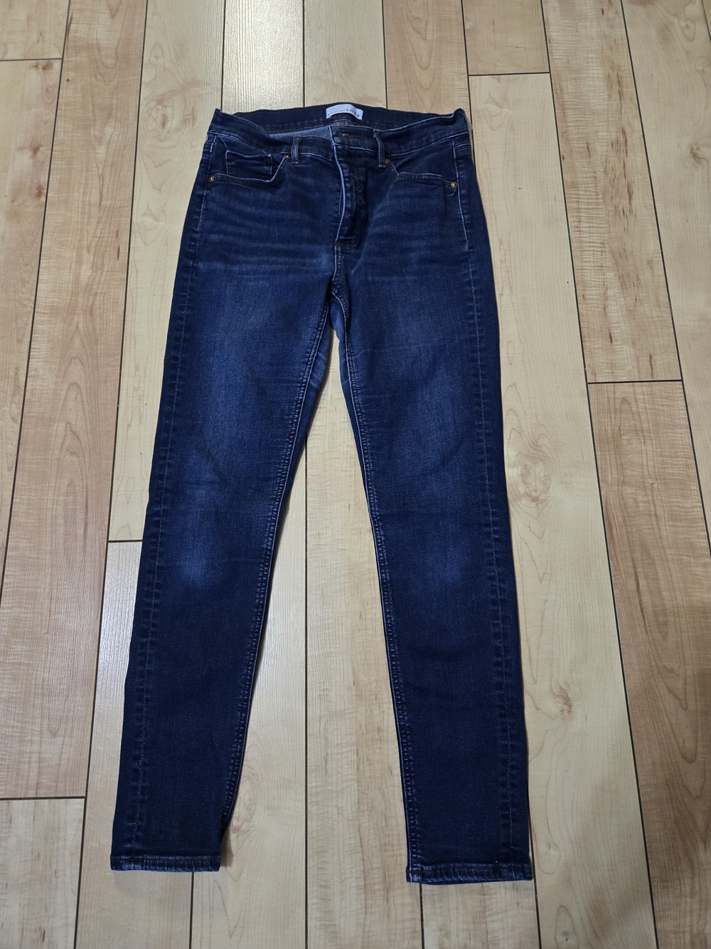 Loft Dark Blue Stretch Skinny Jeans